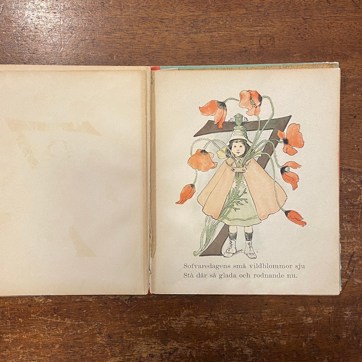 BLOMSTER SIFFROR（1894年／リトグラフ）」Ottilia Aderborg