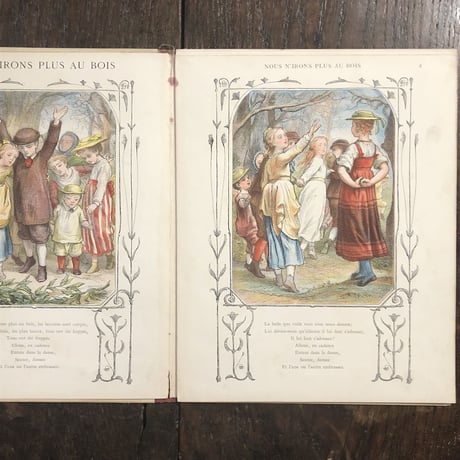 「NOUS N'IRON PLUS AU BOIS（1880年頃／リトグラフ）」P. J. Stahl　Lorenz Froelich（ロレンツ・フルリック）