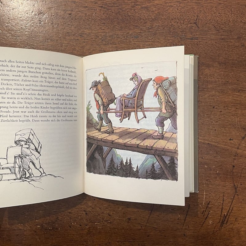 Heidi（2冊セット）」Johanna Spyri Tomi Ungerer（トミー・ウン