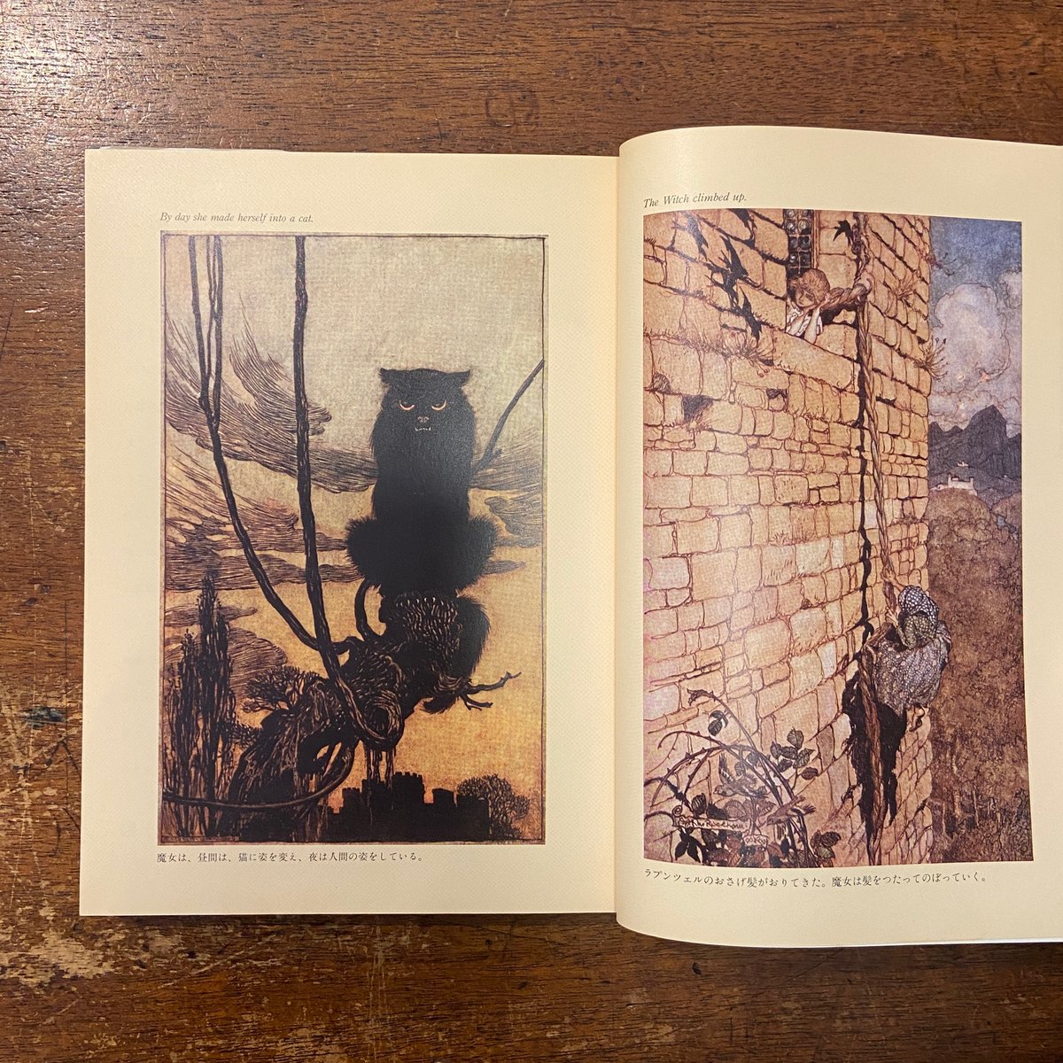 白雪姫 グリム童話集・1」アーサー・ラッカム 絵 池内紀 訳