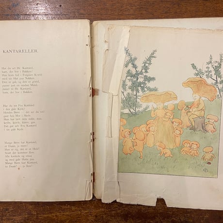 「Blomsternes Bog（1914年／リトグラフ）」Jeanna oterdahl　Elsa Beskow（エルサ・ベスコフ）