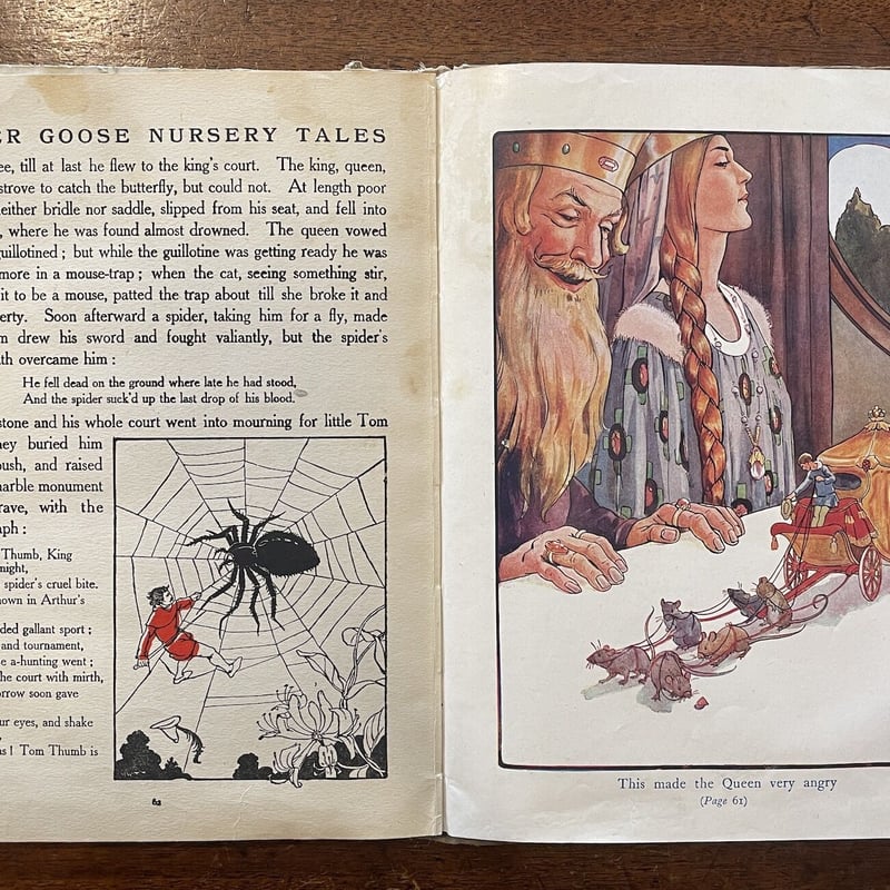 愛を呼び覚まし交わす　クンペーンカーマスートラ　異端児クルバタムニーOLD作品 MOTHER GOOSE：NURSERY TALES（1940年頃）」Margaret W.