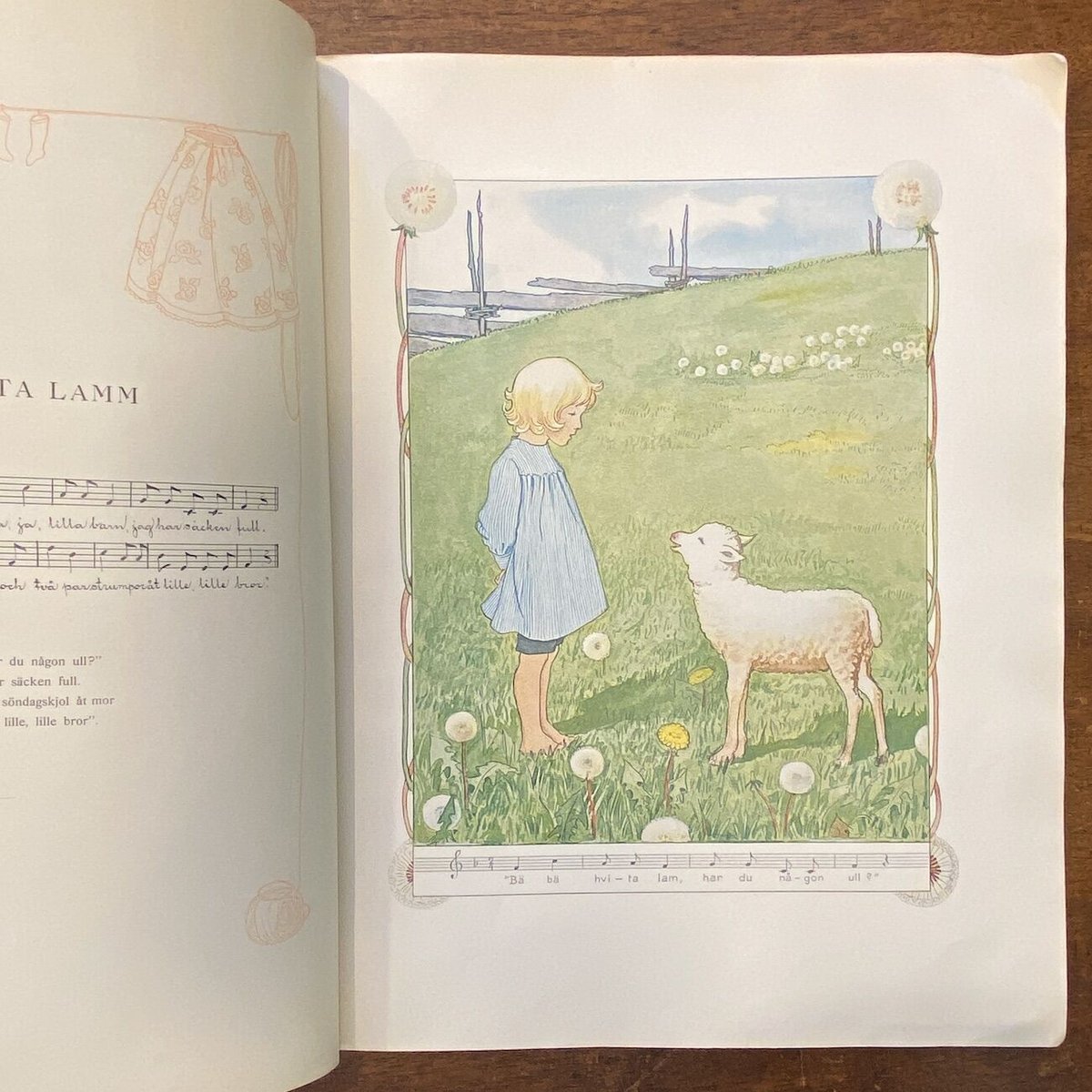 L789洋書古書　エルサ・ベスコフ 1950年初版Mors lilla Olle MORS LILLA OLLE（1903年）」Alice Tegner Elsa Besko
