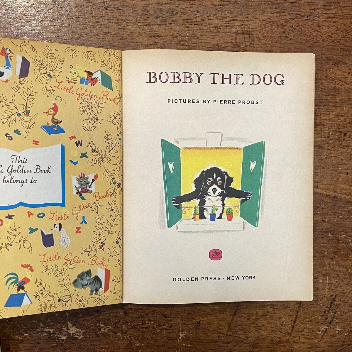 BOBBY THE DOG（1961年初版）」Pierre Probst（ピエール・プロブス