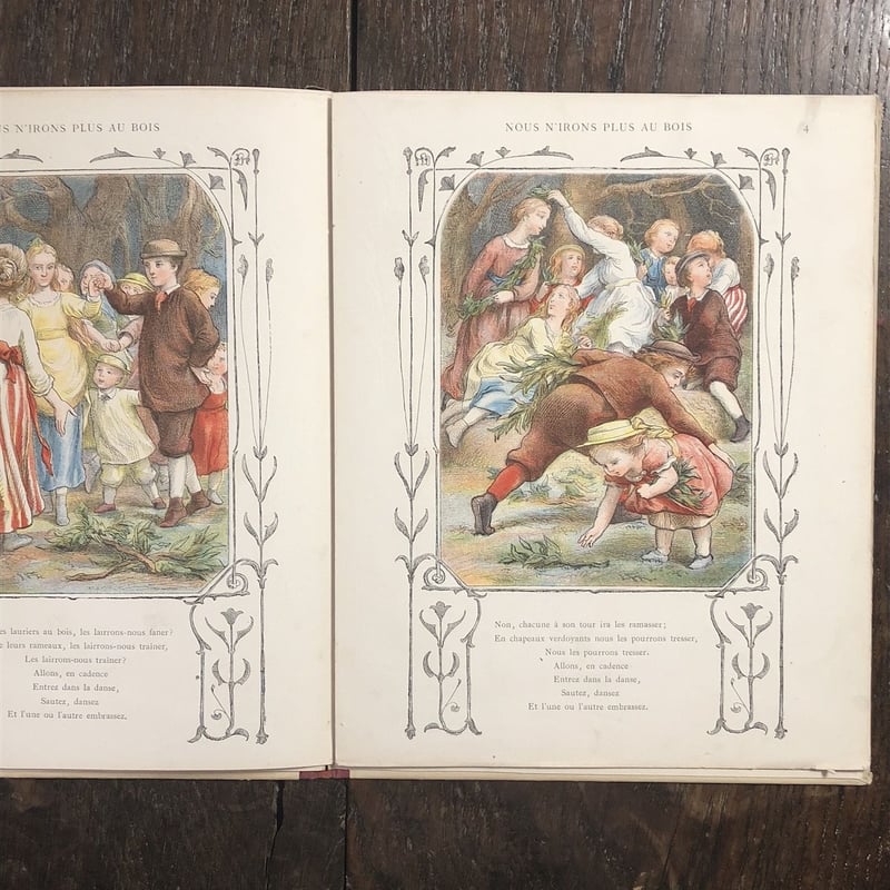 NOUS N'IRON PLUS AU BOIS（1880年頃／リトグラフ）」P. J. S