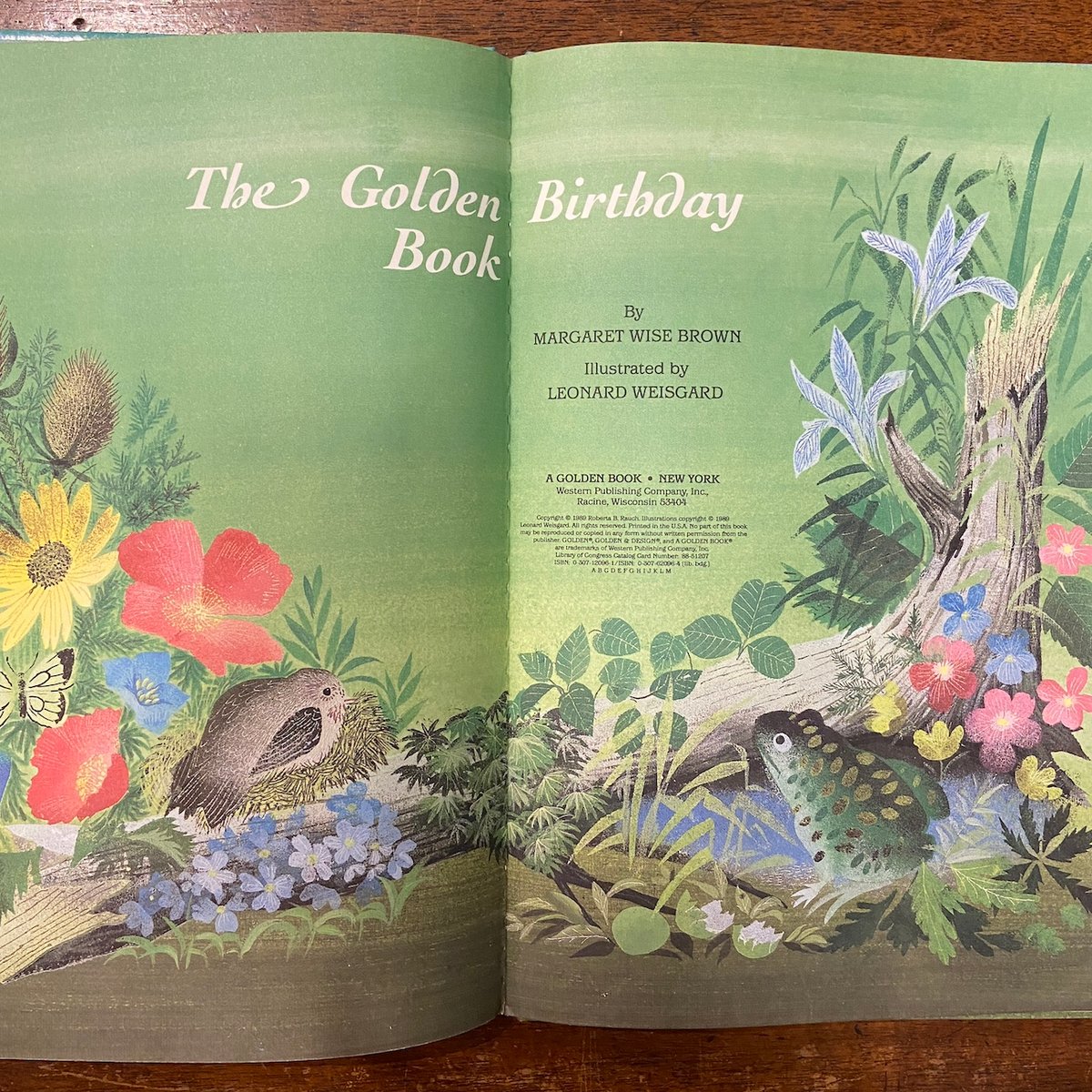 The Golden Birthday Book」Margaret Wise Brown L