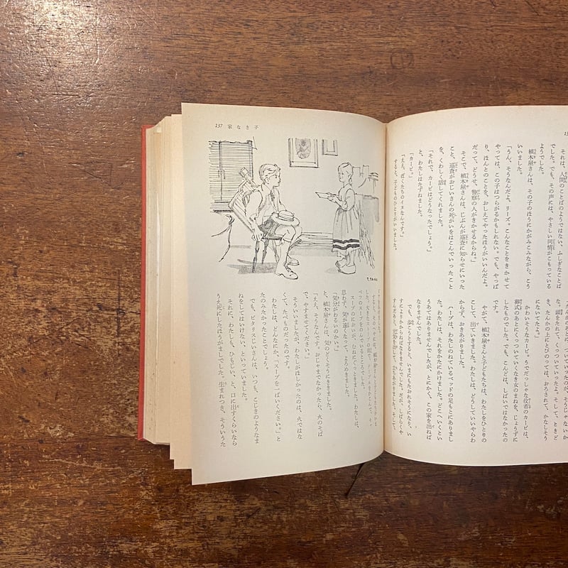 家なき子／十五少年漂流記：少年少女新世界文学全集 18」安野光雅 装画