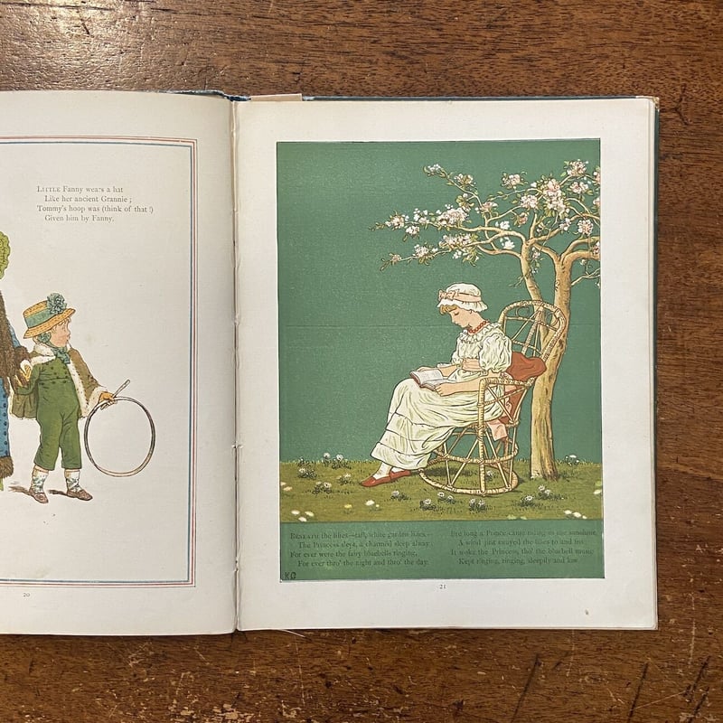 UNDER THE WINDOW（1878年初版）」Kate Greenaway（ケイト・グ