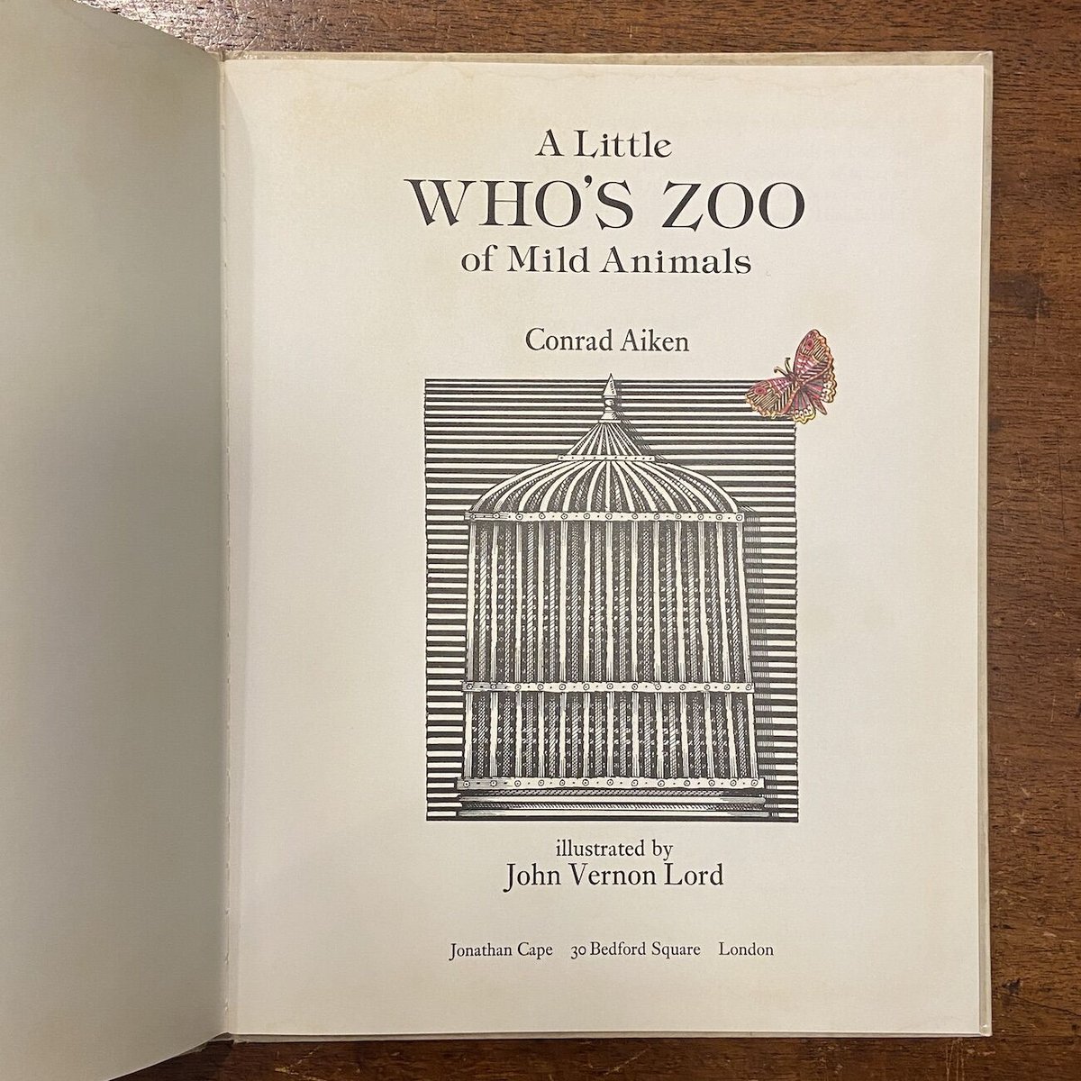 WHO'S ZOO」Conrad Aiken John Vernon Lord | Frob