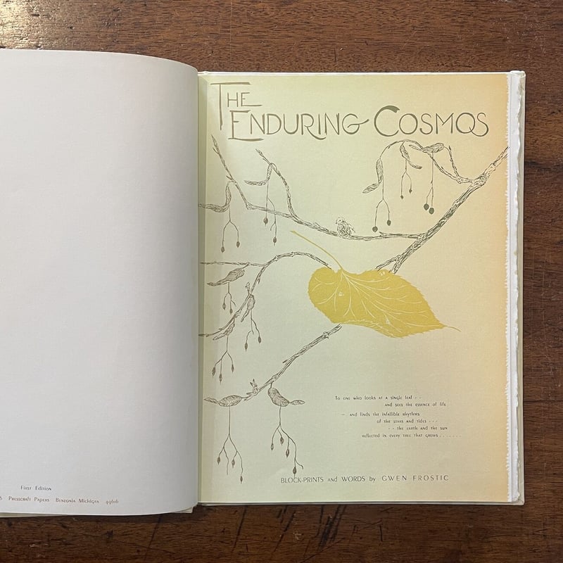 THE ENDURING COSMOS」Gwen Frostic | Frobergue