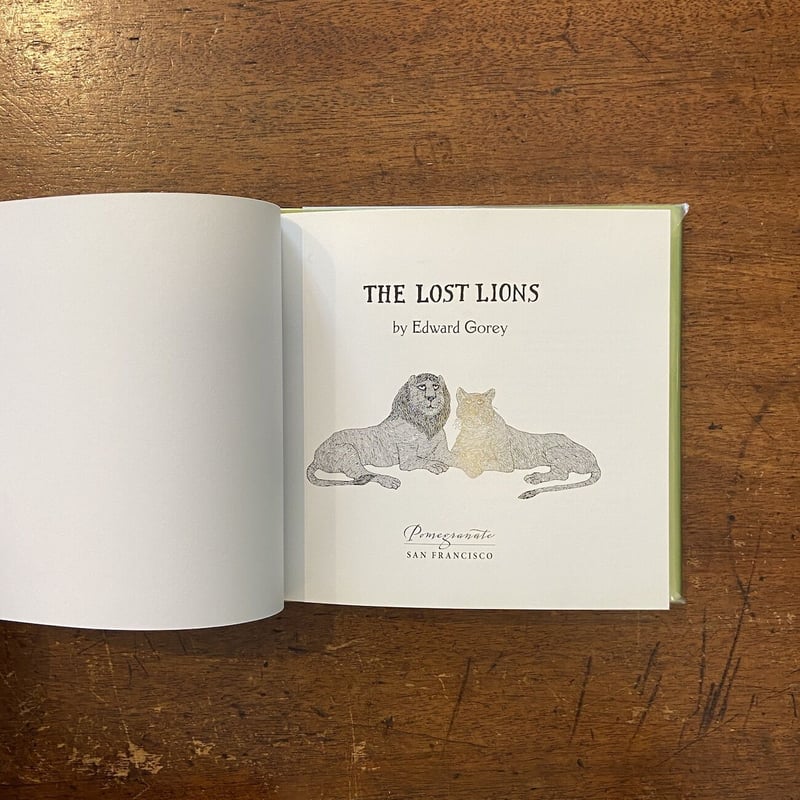 THE LOST LIONS」Edward Gorey（エドワード・ゴーリー） | Frob