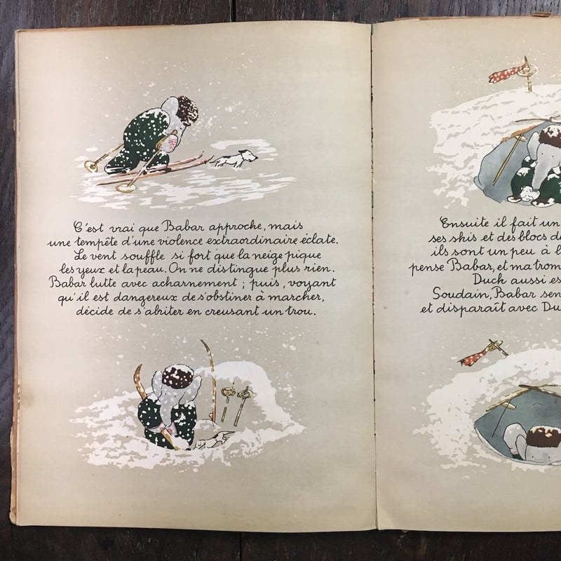 BABAR ET LE PERE NOEL（1941年版）」Jean de Brunhof