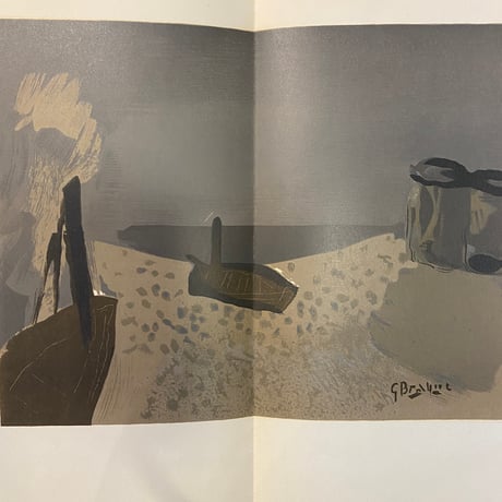 「DERRIERE LE MIROIR No.48-49（リトグラフ）」Georges Braque
