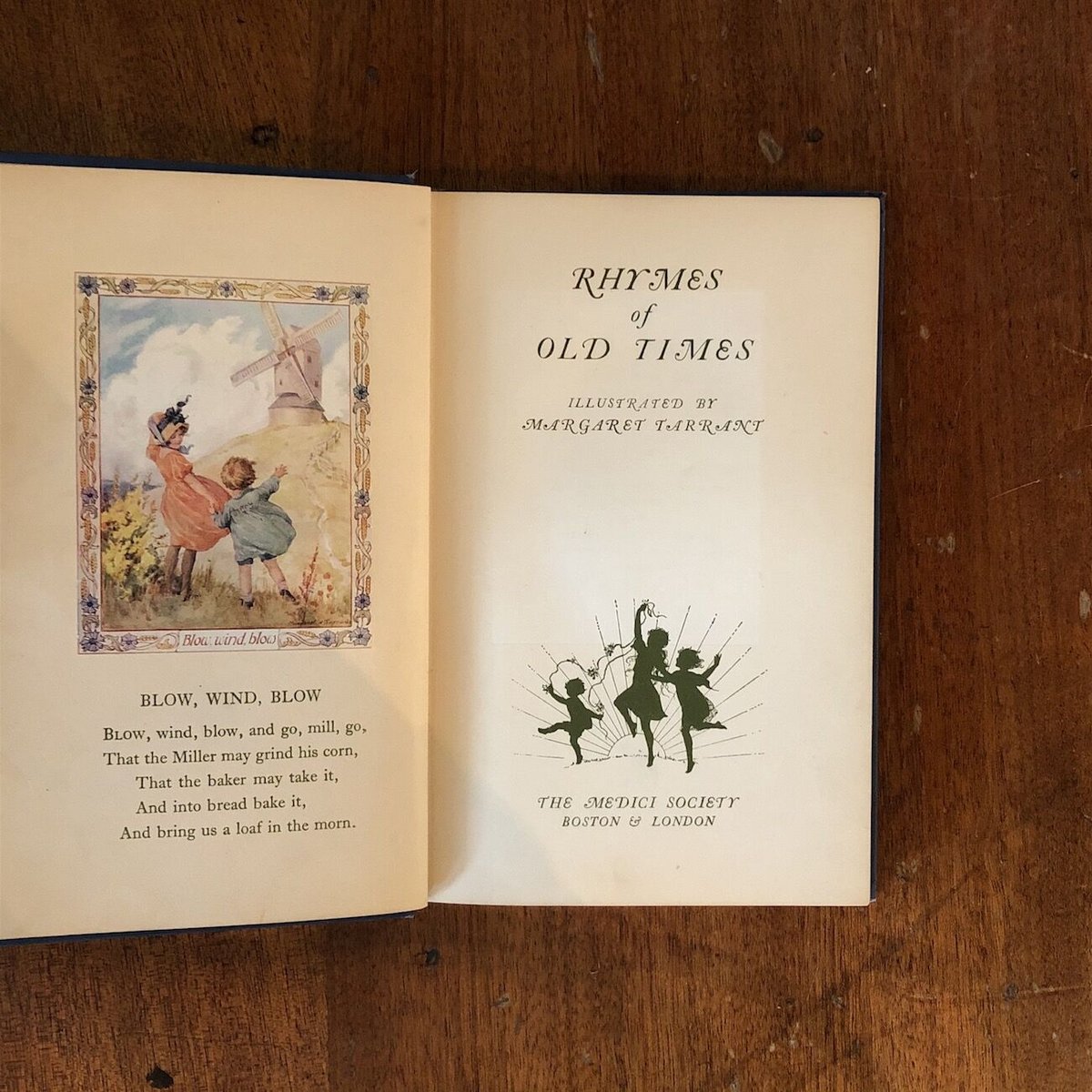 No234 アンティーク 古書 洋書 絵本 児童書 詩 マーガレット・タラント