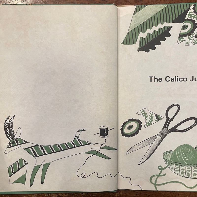 THE CALICO JUNGLE（1965年）」Dahlov Ipcar（ダーロフ・イプカ