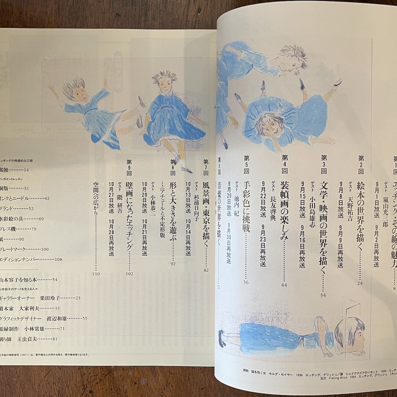 山本容子　エッチング　　　　　　　　　 Mr. RANDOLPH original