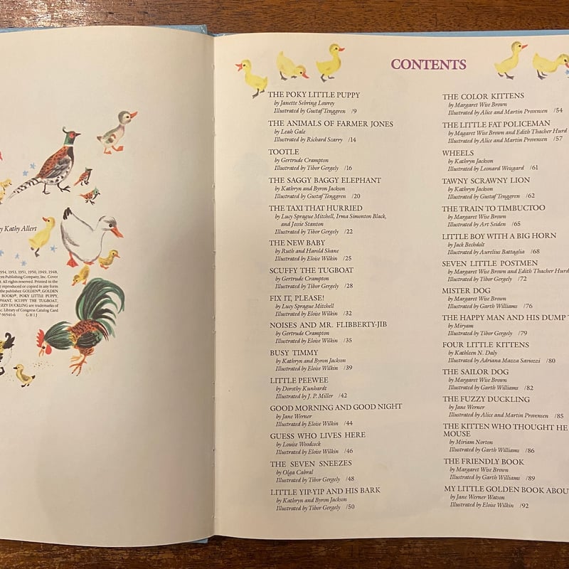 A Treasury of Little Golden Books」アリス＆マーティン・プロ