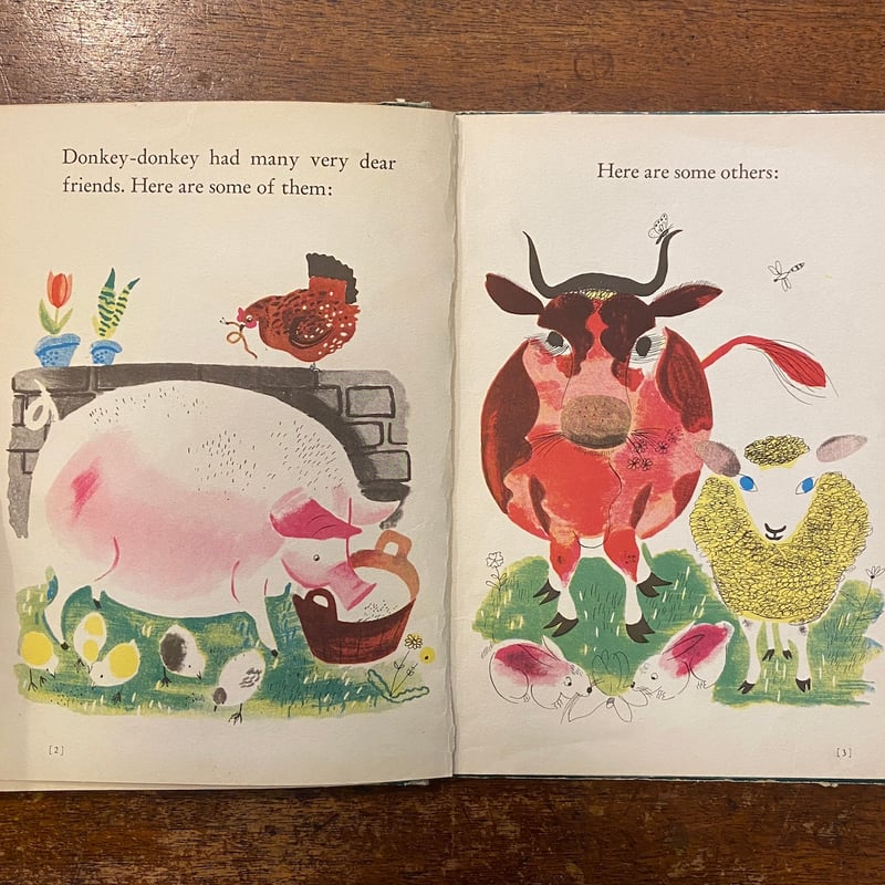 Donkey - Donkey（1940年）」Roger Duvoisin（ロジャー・デュボ