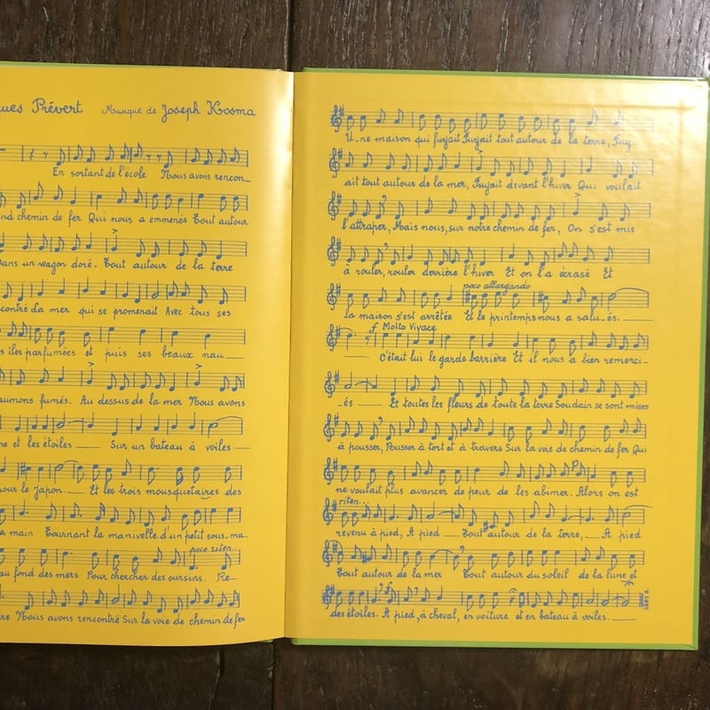 En sortant de l'ecole」Jacques Prevert（ジャック・プレヴ