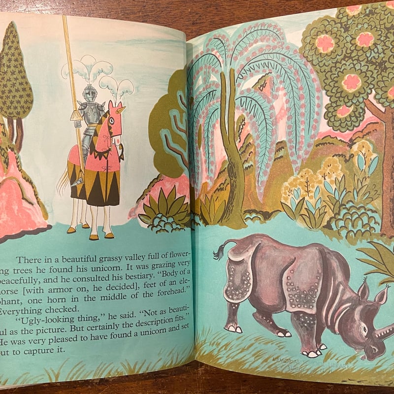 SIR ADDLEPATE AND THE UNICORN（1971年初版）」Dahlov
