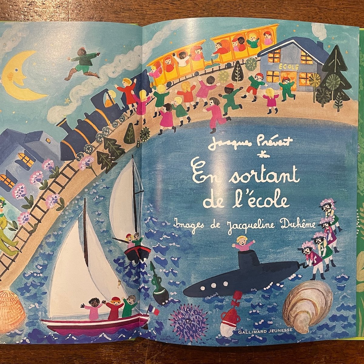 En sortant de l'ecole」Jacques Prevert（ジャック・プレヴ