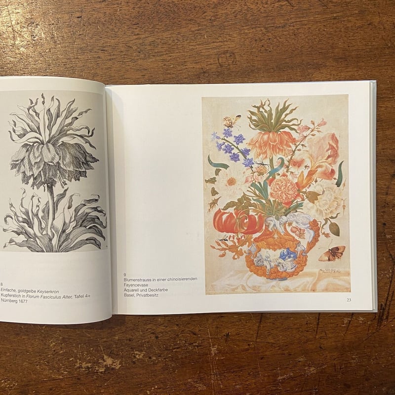 M.S. Merian お花図鑑 ヴィンテージ洋書 インゼル 2冊 初版1966 M.S.