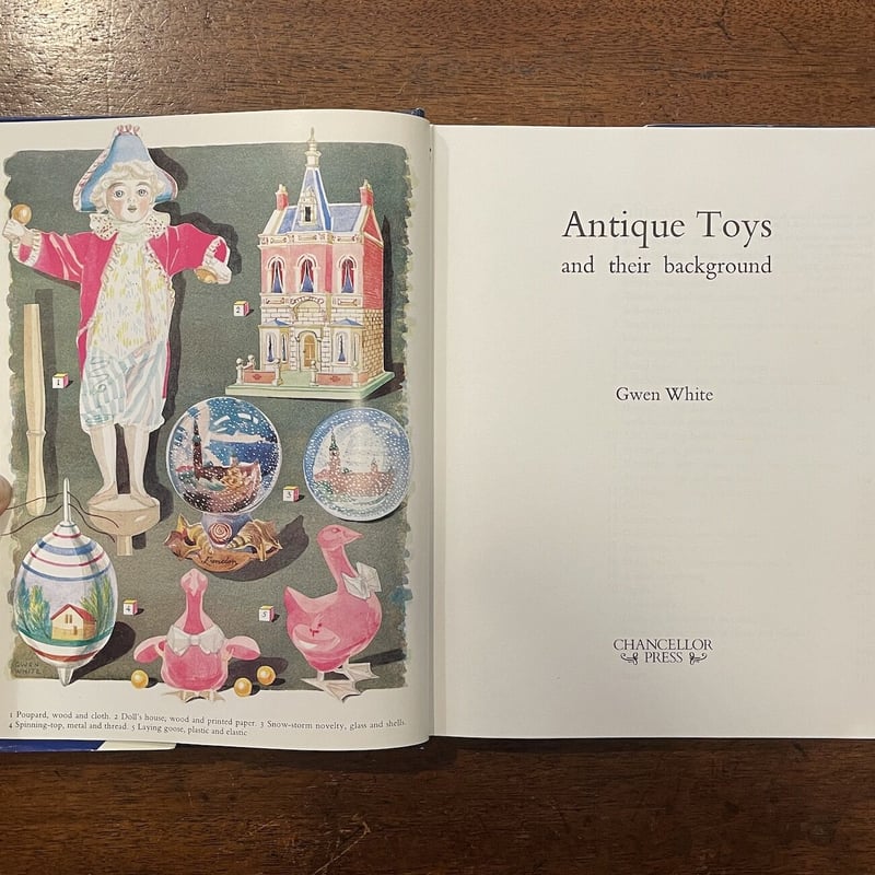 A Book of Toys by Gwen White アンティーク本イラスト A Book of Toys