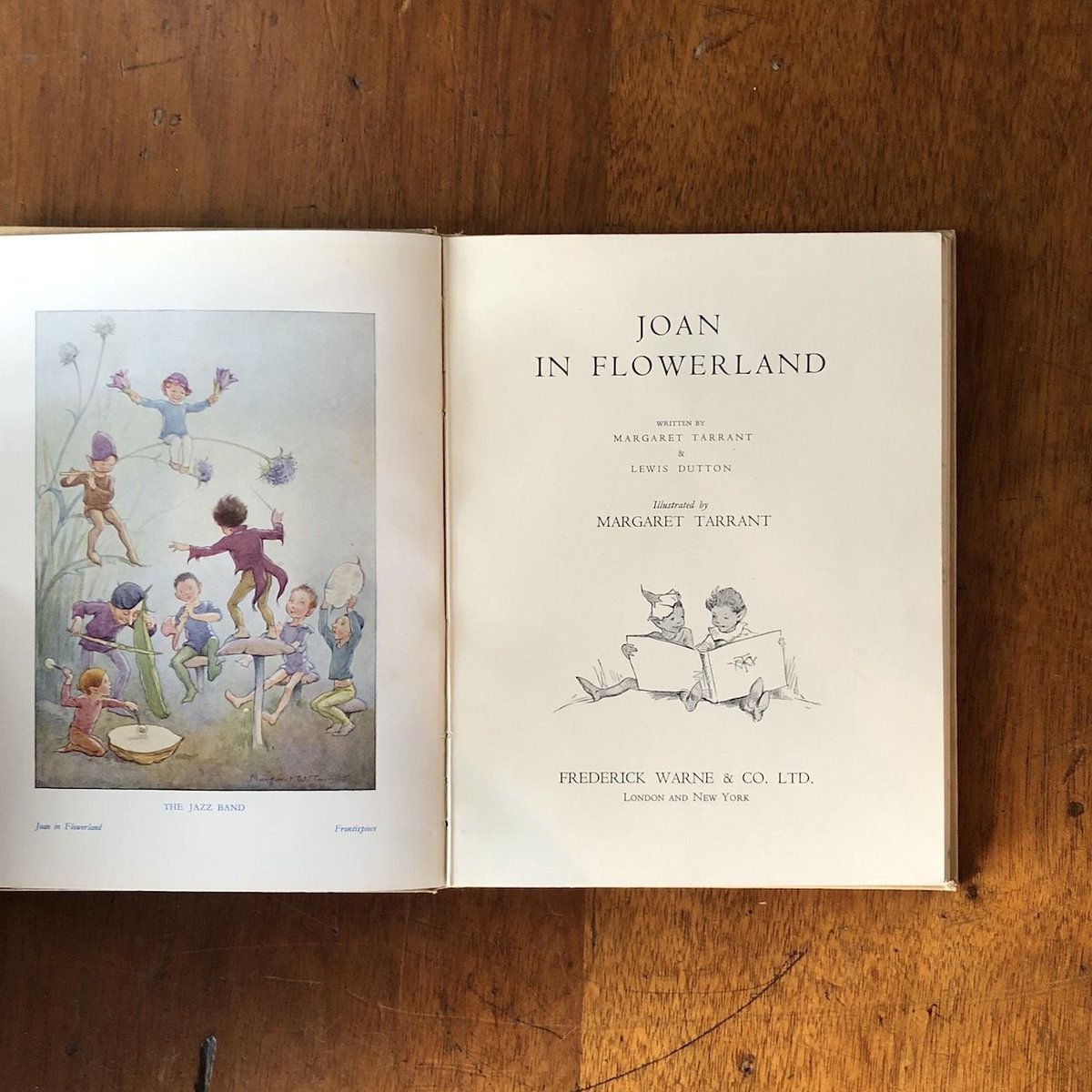 JOAN IN FLOWERLAND」Margaret W. Tarrant（マーガレット・