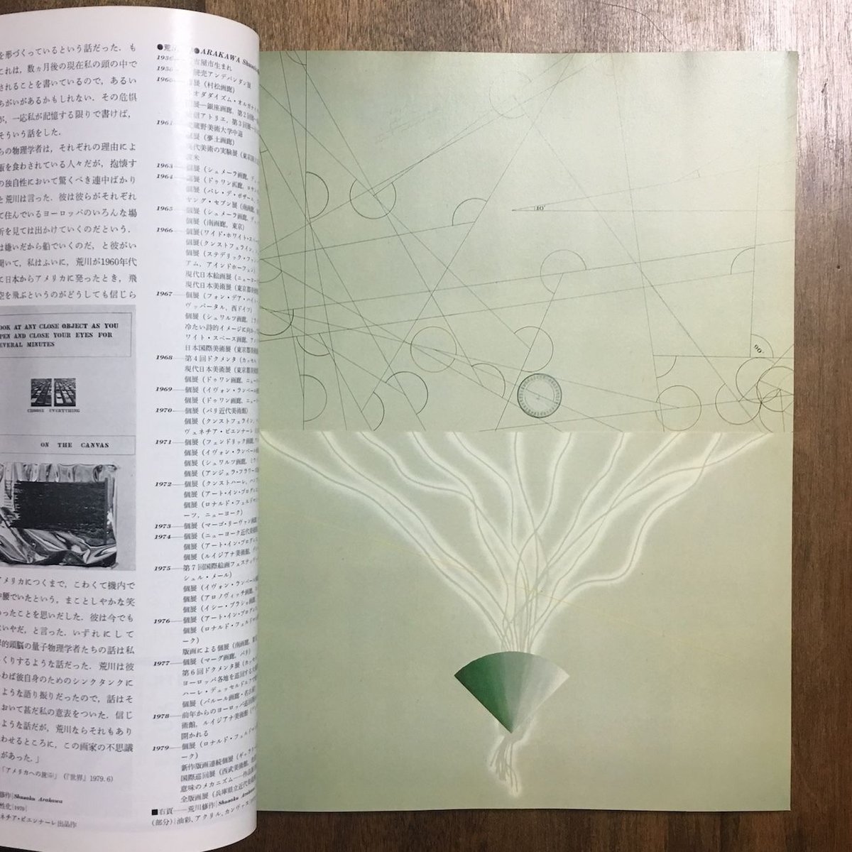 1979 荒川修作　特集　みづえ　レアブック　アーティスト みづゑ 特集 荒川修作 1979年7月号 No.892」 | Frobergue onli