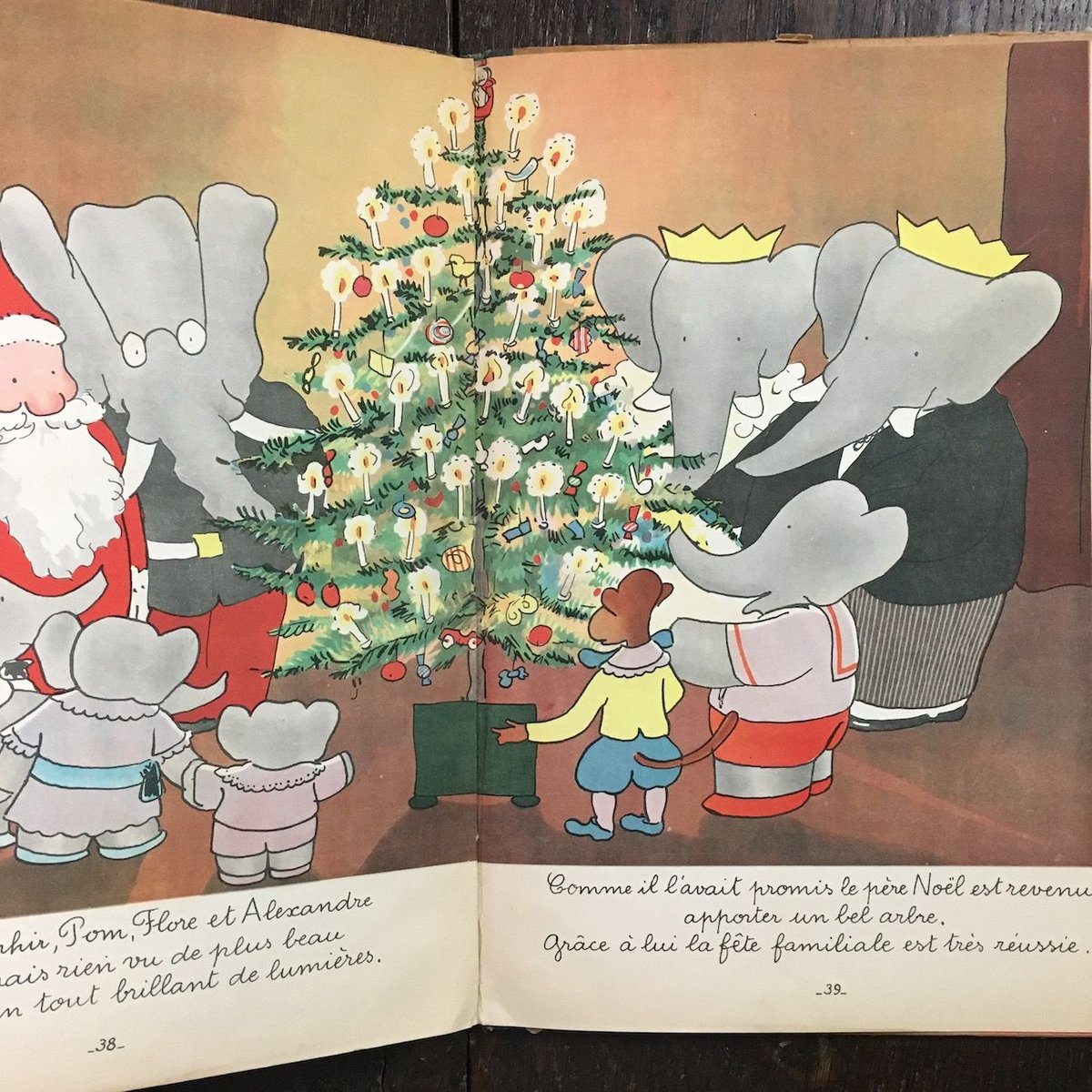 BABAR ET LE PERE NOEL（1941年版）」Jean de Brunhof