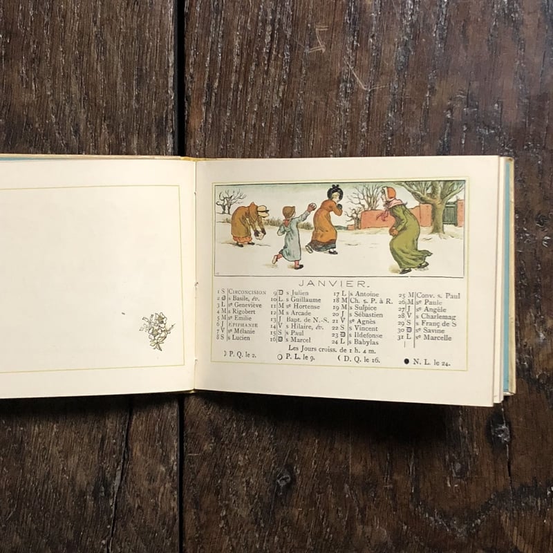 ALMANACH 1887」Kate Greenaway（ケイト・グリーナウェイ） | Fr