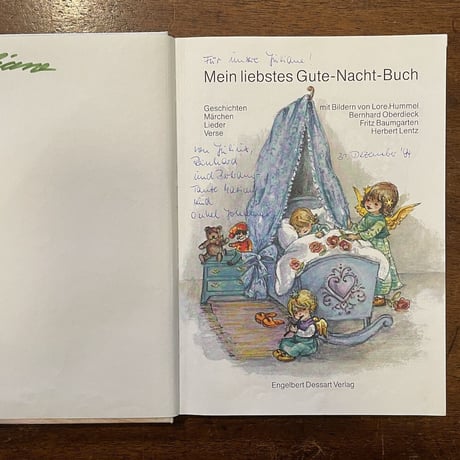 「Mein liebstes Gute-Nacht-Buch」Lore Hummel　Bernhard Oberdieck　Herbert Lentz　Fritz Baumgarten