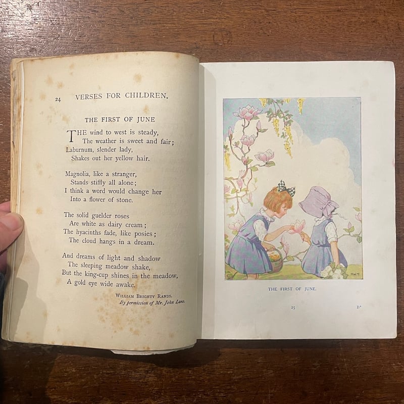 VERSES FOR CHILDREN（1918年）」Margaret Tarrant（マー
