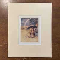 「Rain, rain go to Spain（オーピーコレクション　復刻マザーグースの世界　特別付録）」Arthur Rackham（アーサー・ラッカム）