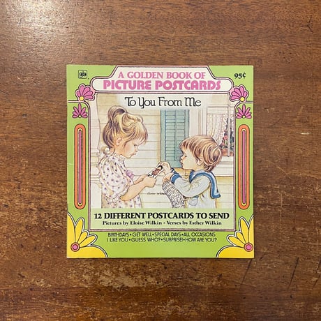 「A GOLDEN BOOK OF PICTURE POSTCARDS To You From Me」Esther Wilkin　Eloise Wilkin