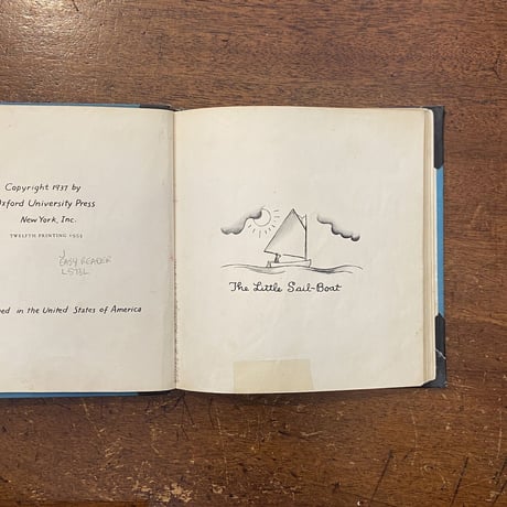 「THE LITTLE SAIL BOAT（1954年）」Lois Lenski（ロイス・レンスキー）