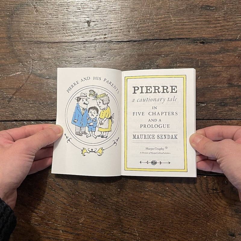 PIERRE」Maurice Sendak（モーリス・センダック） | Frobergue