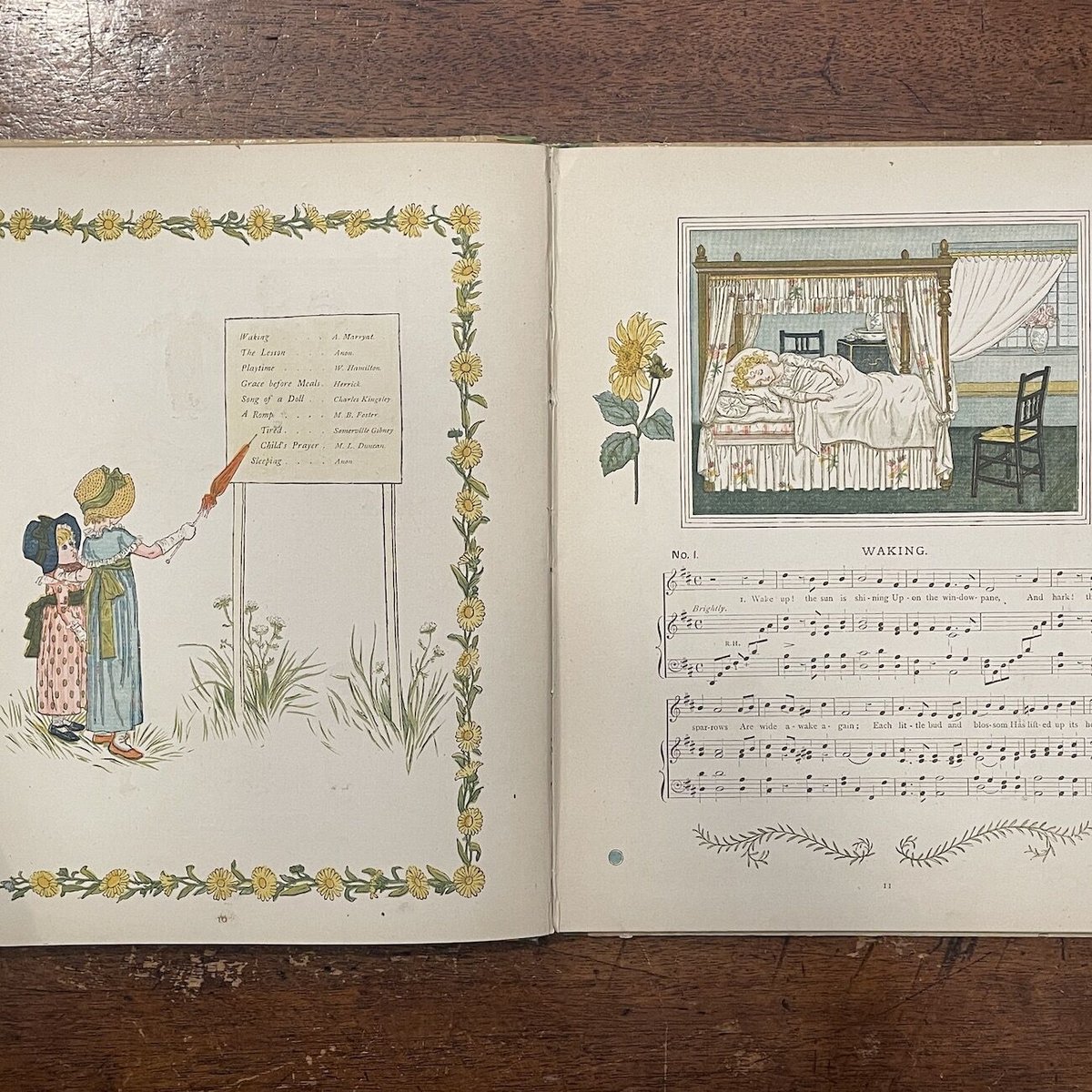 A DAY IN A CHILD'S LIFE」Kate Greenaway（ケイト・グリー