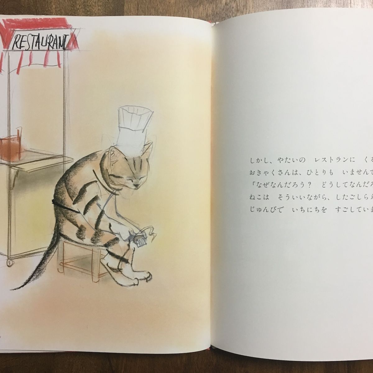 ねこのレストラン（小沢良吉ネコシリーズ）」小沢良吉 | Frobergue