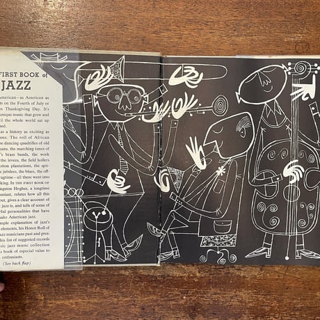 「The First Book of Jazz（1955年2刷）」Langston Hughes　David Martin　Cliff Roberts
