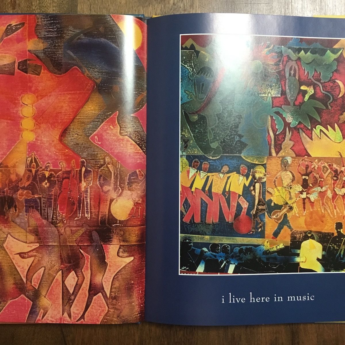 i live in music」Ntozake Shange Romare Bearden