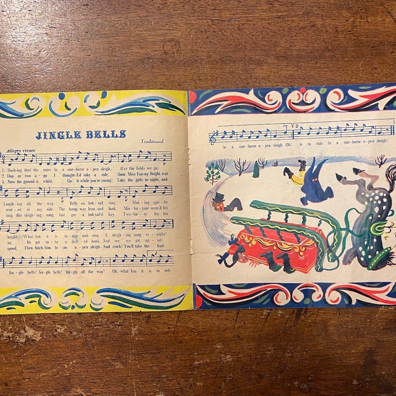 Let's Sing Christmas」Roger Duvoisin（ロジャー・デュボアザ