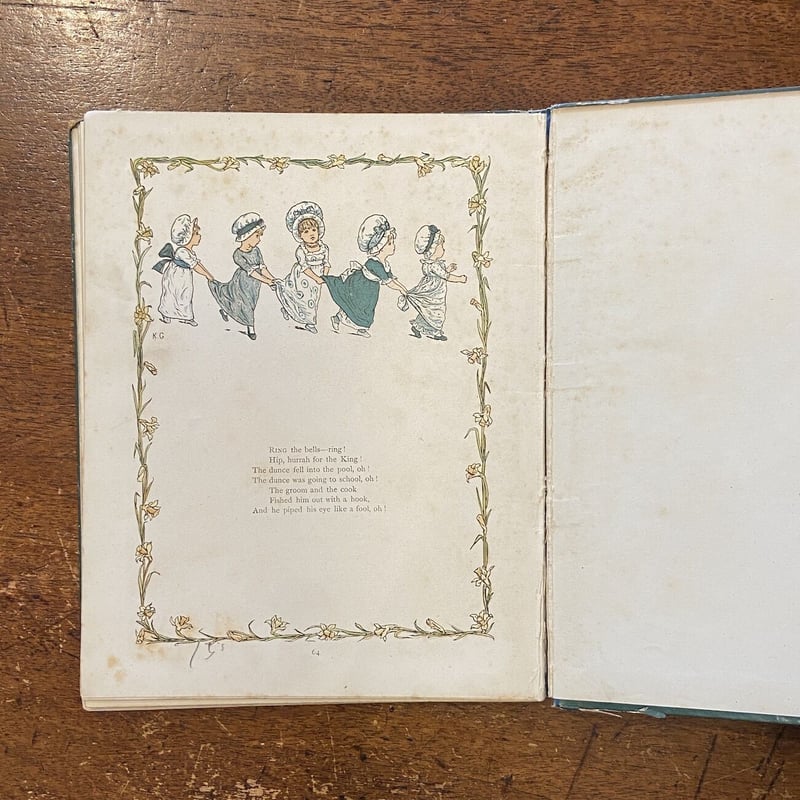 アンティーク ケイト・グリーナウェイ 初版挿絵 羊と一緒に 解説：ケイト・グリーナウェイについて