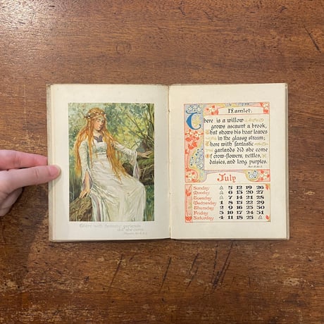 「Grace and Remembrance be to You - Shakespeare Calendar for 1908」