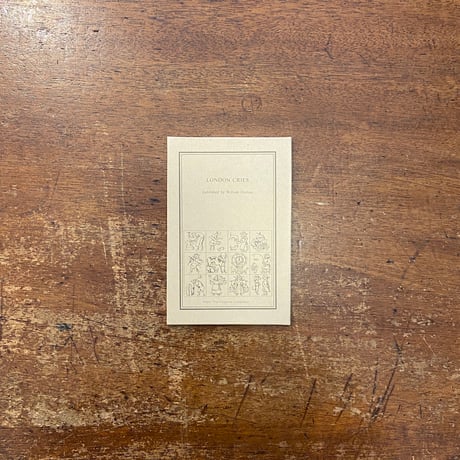 「LONDON CRIES（ロンドンの呼び売り声　オズボーン・コレクションⅡ）」Willam Darton　Copper Plates