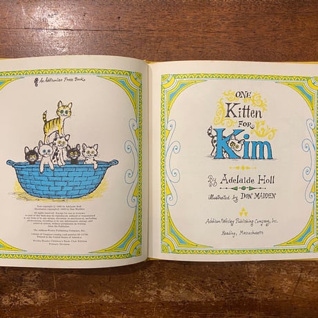 「One Kitten for Kim」Adelaide Holl　Don Madden