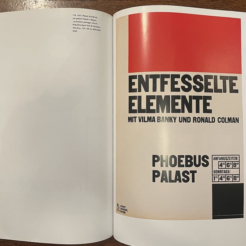 Jan Tschichold Plakate der Avantgarde」Martijn