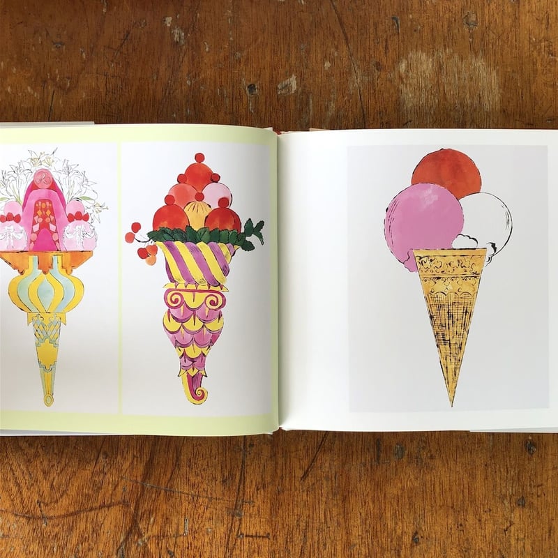 アンディ・ウォーホル、アイスクリーム デザート、海外版・希少画集