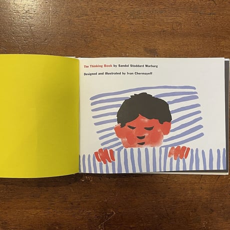 「The Thinking Book」Sandol Stoddard Warburg　Ivan Chermayeff（アイヴァン・チャマイエフ）
