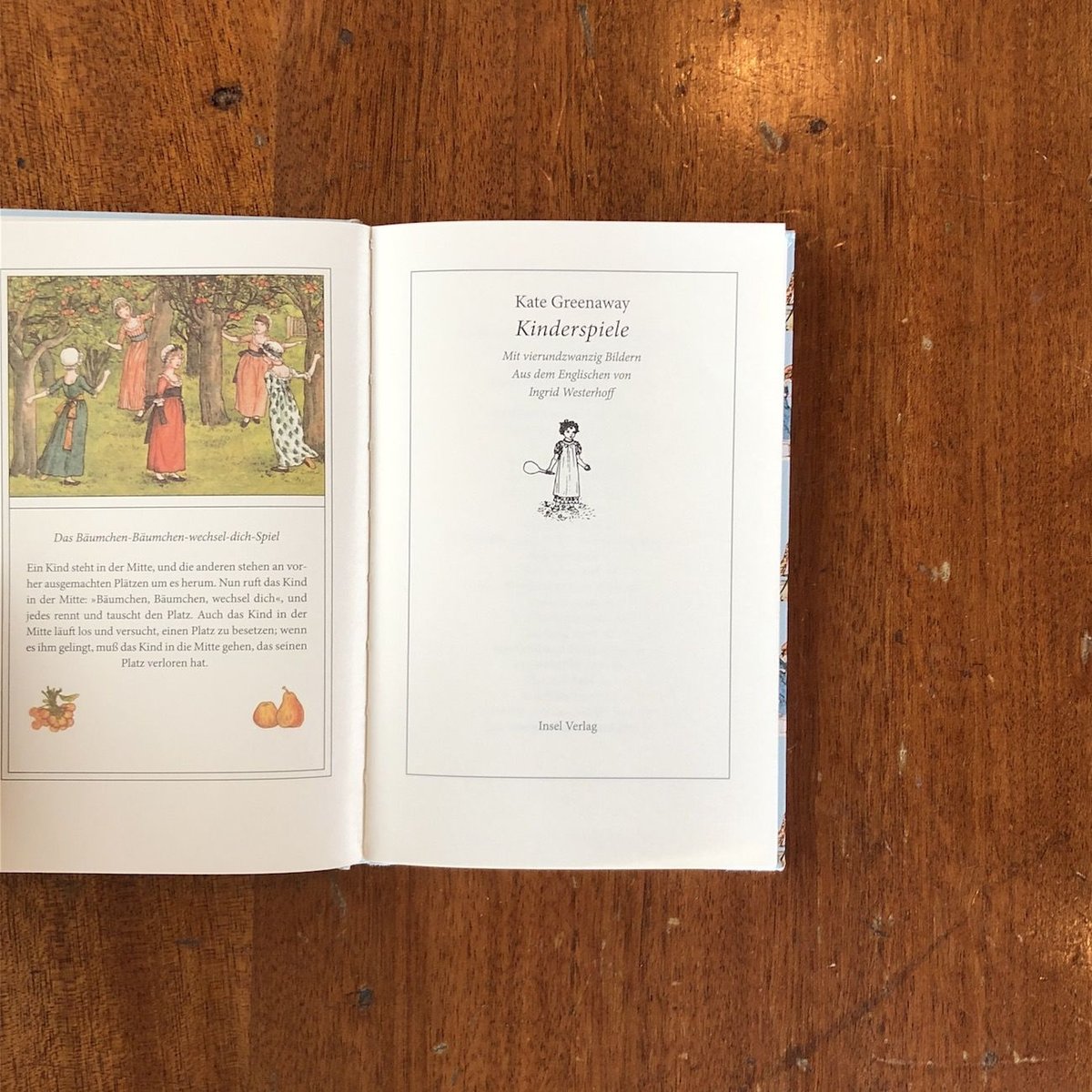 Kinderspiele（インゼル文庫 No.1429）」Kate Greenaway（ケイ